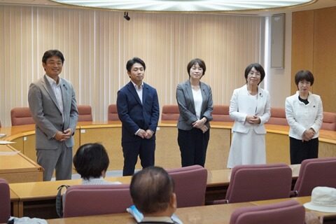1級河川平瀬川の護岸工事を早く進めて! 県議会一般質問その③