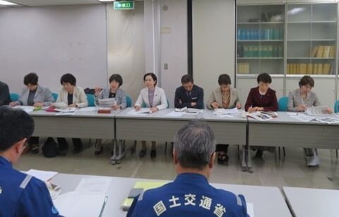 多摩川の浚渫を早く!国土交通省京浜河川事務所に要請
