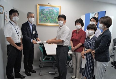 まだ暑さが続く予報です 熱中症に関する要望を知事に提出